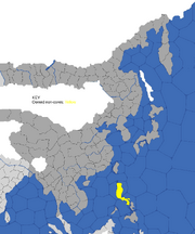 "Map showing Spain's Asian possessions in 1700"