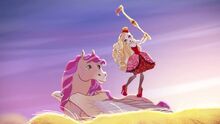 A pegasus on animation