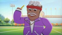 Coach Gingerbreadman from the webisode The Cat Who Cried Wolf