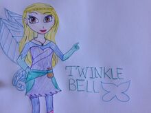 Twinkle Bell Fairy Queen Drawing