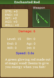 Enchanted rod