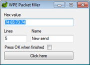 WPE Packer filler