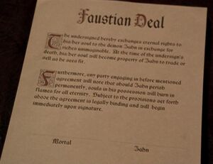 The Faustian Deal