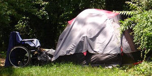 Yeti tent wheelchair