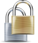 File:Padlock Grey and Bronze.png
