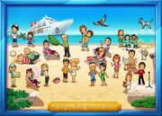 Delicious Emily's Honeymoon Cruise Collectables Wallpaper