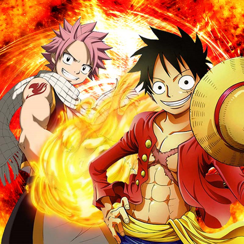 File:Luffy & Natsu Fairy Tail OP.png