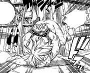 Natsu jeté en prison