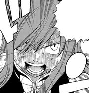 Erza déclare qu'elle ne va pas se laisser faire