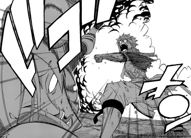 Fichier:Natsu frappe Ninehart.jpg