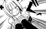 Marin saisit le cou de Brandish