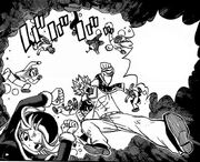 Fairy Tail utilise la brèche ouverte par Erza pour prendre d'assaut le QG de Tartaros