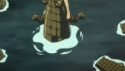 Erza se bat contre les crocodiles