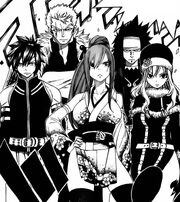 L'équipe remaniée de fairy tail