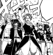 L'arrivée de l'équipe de Fairy Tail