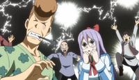Lucky et les Mages de Fairy Tail apprennent qu'Erza est de retour