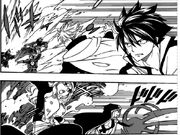 Grey et son groupe combattent les soldats