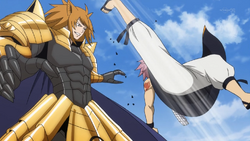 Loke y Natsu empiezan a luchar.png