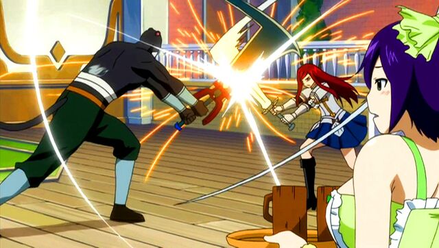 File:Lily practices with Erza.jpg
