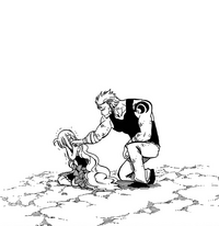 Laxus encourages Mavis