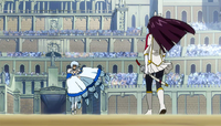 Kagura faces against Yukino