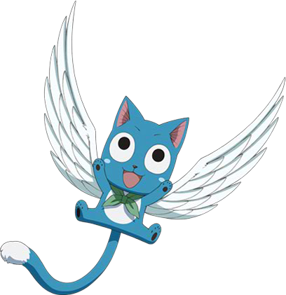 Znalezione obrazy dla zapytania fairy tail happy