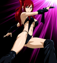 Erza as a dominantrix