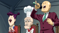 Chapati Lola & crew after Natsu's victory