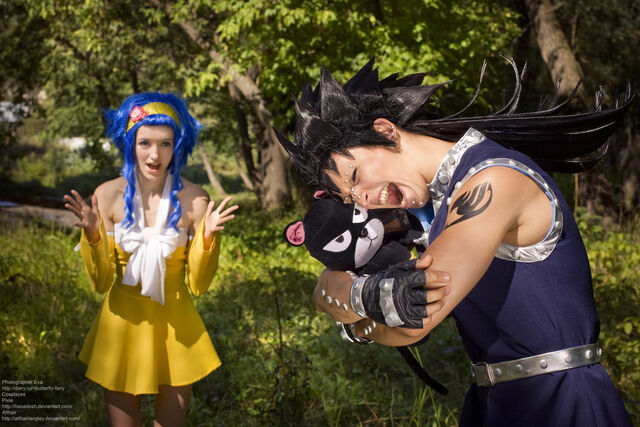 File:GajeelLevyLilyCosplay.jpg
