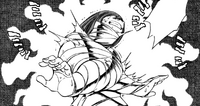 Midnight using reflecter magic on erza