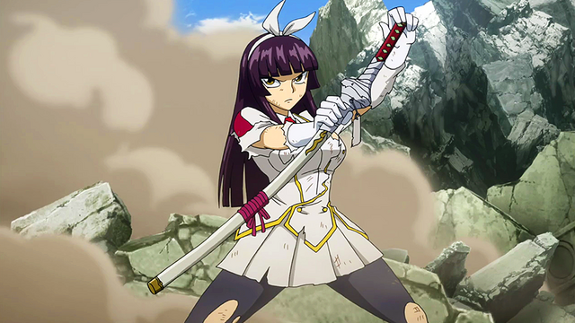 File:Kagura, unfazed by Minerva's attack.png