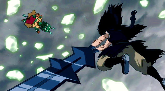 File:Gajeel beats Gutman.png