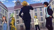 The Trimens prepare to attack
