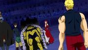 Flare faces Laxus