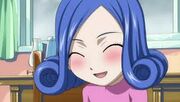 Young Juvia's smile
