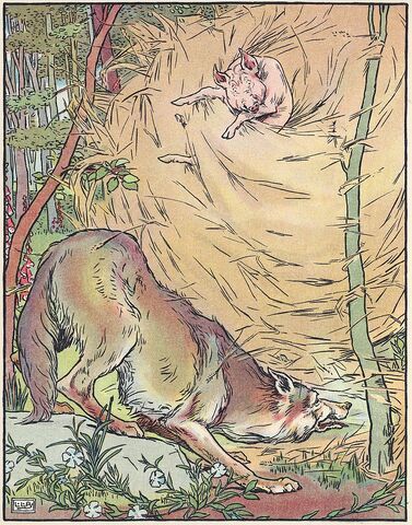 File:Three little pigs 1904 straw house.jpg