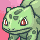 Cara seria de Bulbasaur