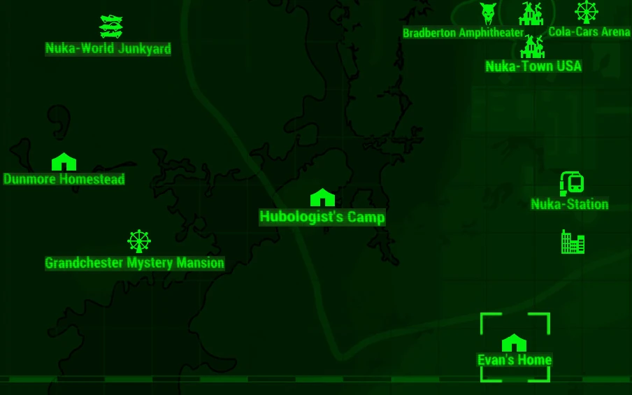 Image Evans Home Map.jpg Fallout Wiki FANDOM powered by Wikia