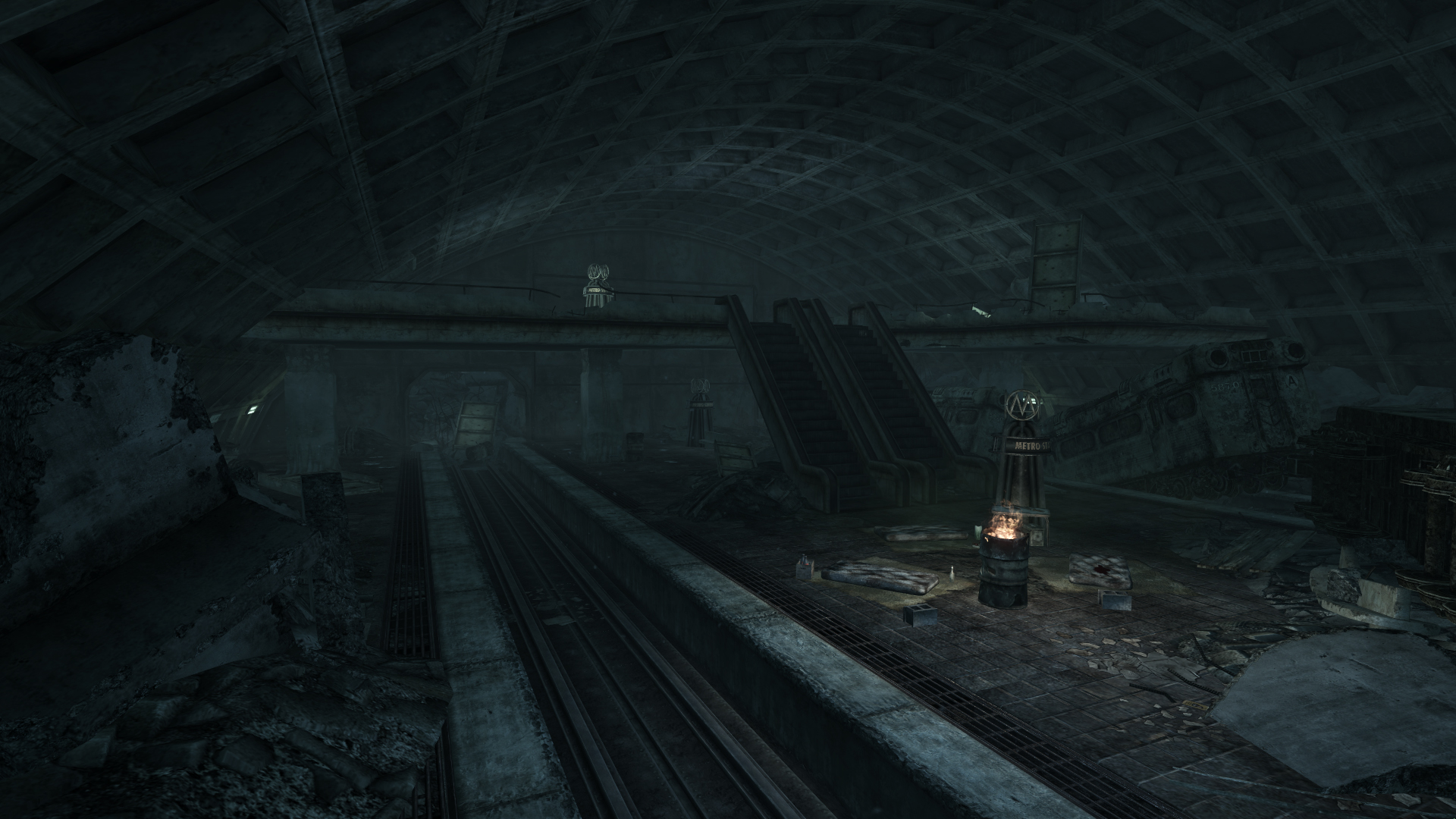 Карта метро fallout 3