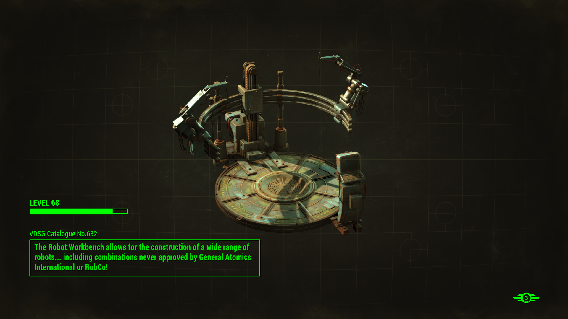 Robot workbench Fallout Wiki FANDOM powered by Wikia