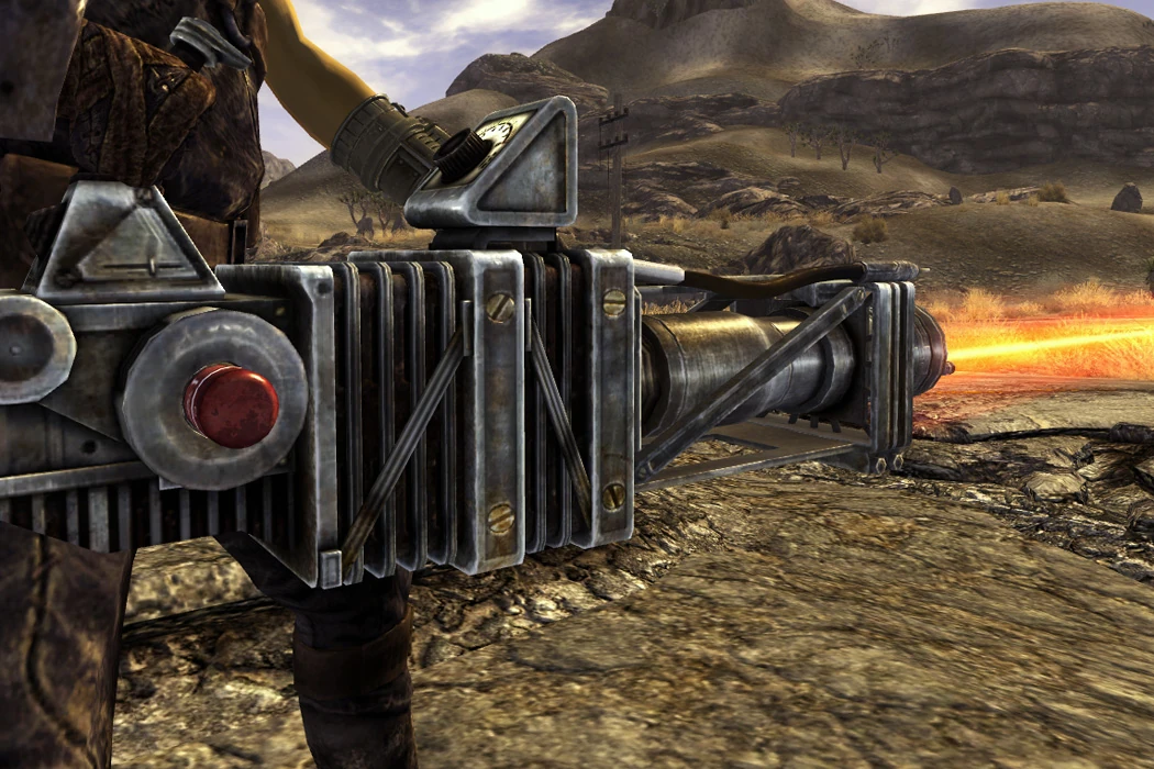 Image Gatling laser side shot.jpg Fallout Wiki FANDOM powered by