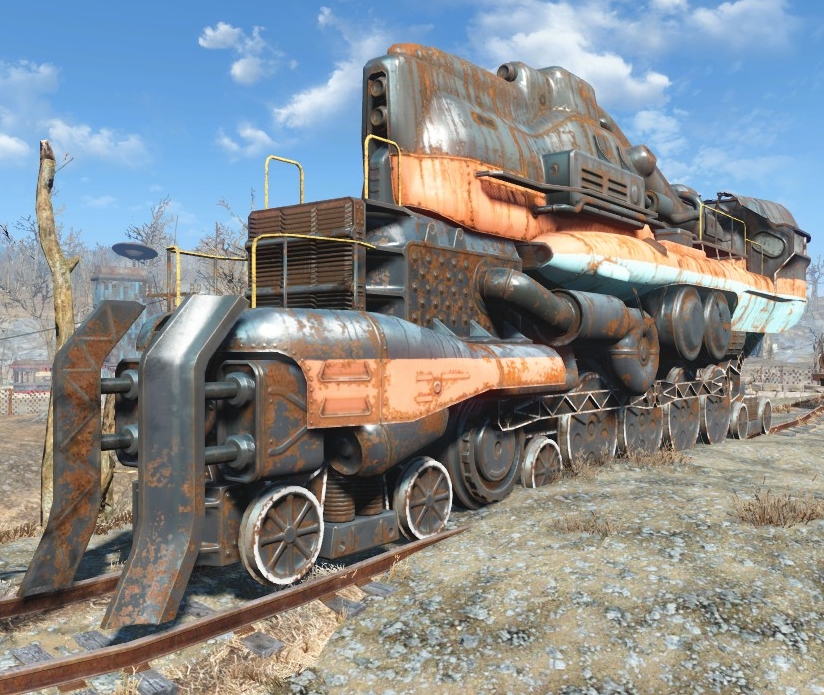 power suite train car fallout 4 power suite train car fallout 4