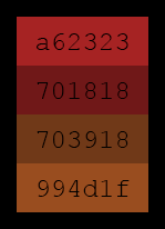 Post-Apocalyptic Color Schemes- Raider Red