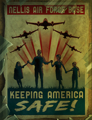 FNV Nellis AFB poster Keeping America Safe