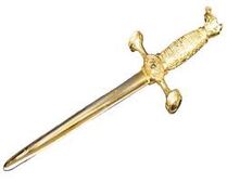 Golden sword