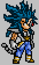 Gaccu Cybo Saiyan Sprite Right