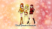 PreCure Three Pose