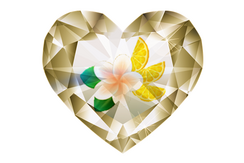 Hawaiian flower fruit headband