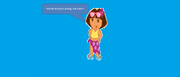 Dora asks Kai-Lan what she's doing
