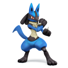 Lucario SSB4 Artwork